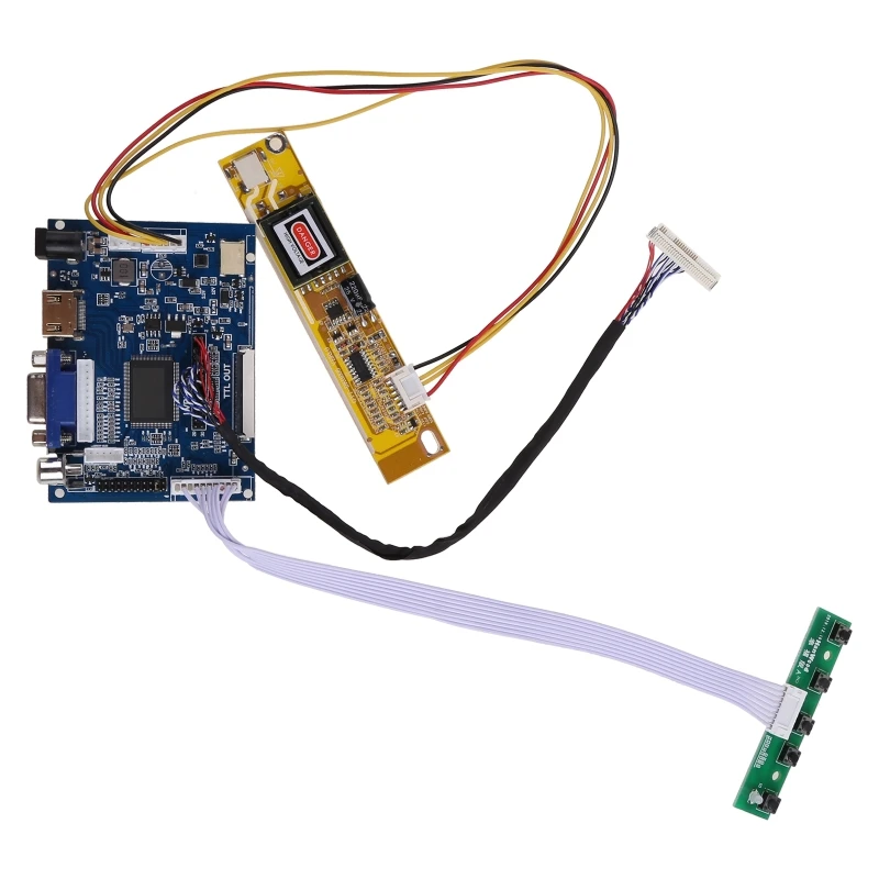 

HDMI-compatible DVI VGA LCD Screen Controller Board KYV-N5 V3 for 15.4 Inch 1280x800