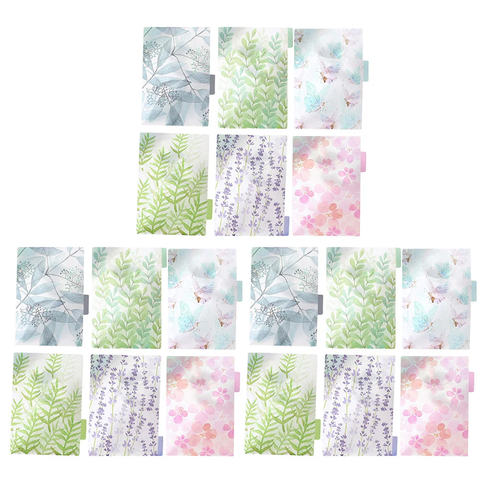 3 Sets Binder Tabs A4 Divider Binder Separators Page Dividers Dividers A6 Binder Dividers