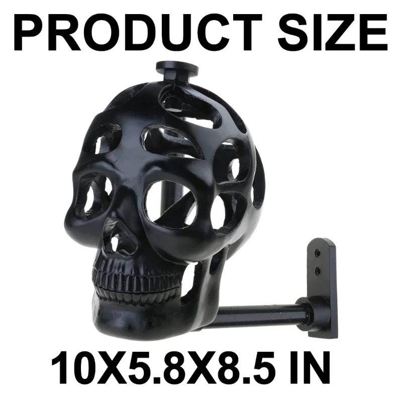 Держатель для мотоциклетных шлемов настенное крепление вешалка в форме черепа