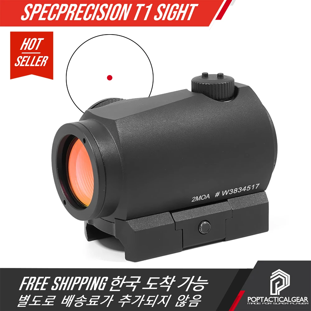 

SPECPRECISION 1x22 мм 2MOA красный точечный прицел