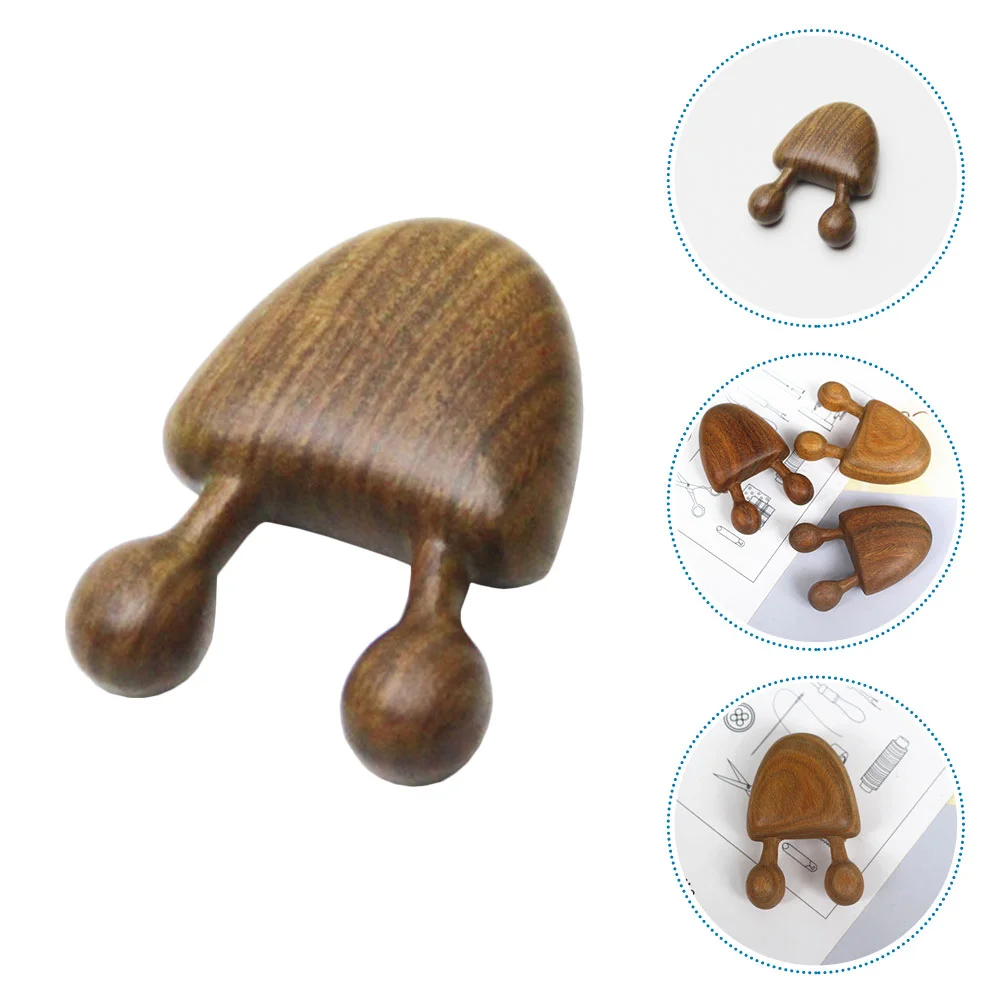 

1pc Wood Craft Acupoint Massager Practical Handheld Acupoint Massager Skin Massager