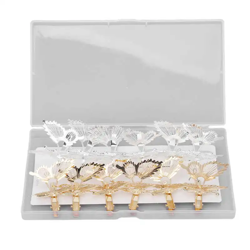 

Metal Butterfly Hair Clips Alloy Metal Butterfly Hair Clamps for Women for Hair Styling