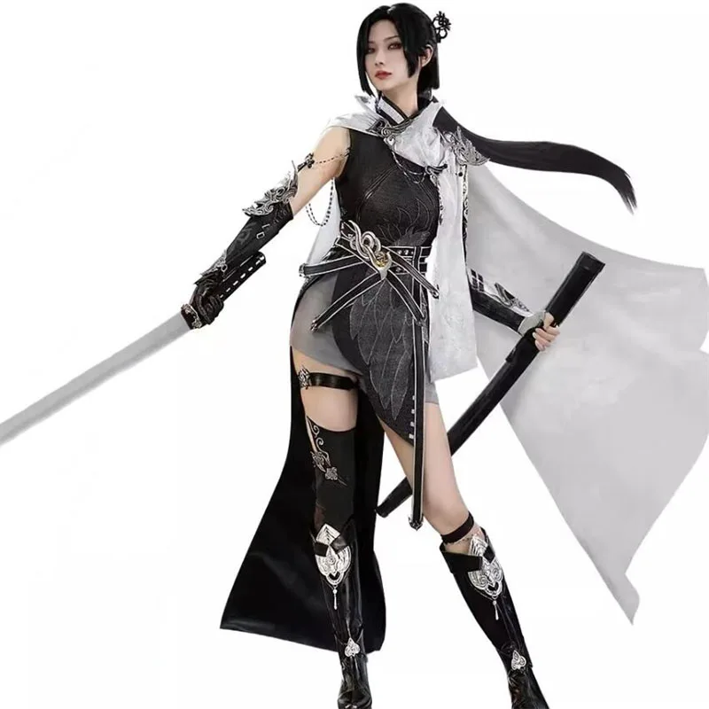 CosKoKo Sui Meng Косплей Аниме Игра NiShuiHan Костюм Великолепная Элегантная Униформа