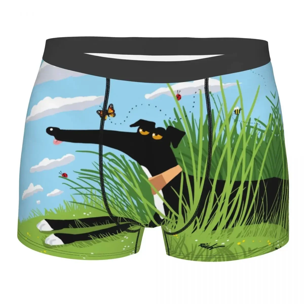 Персонализированные шорты Greyhound с рисунком животных для мужчин нижнее белье 3D в