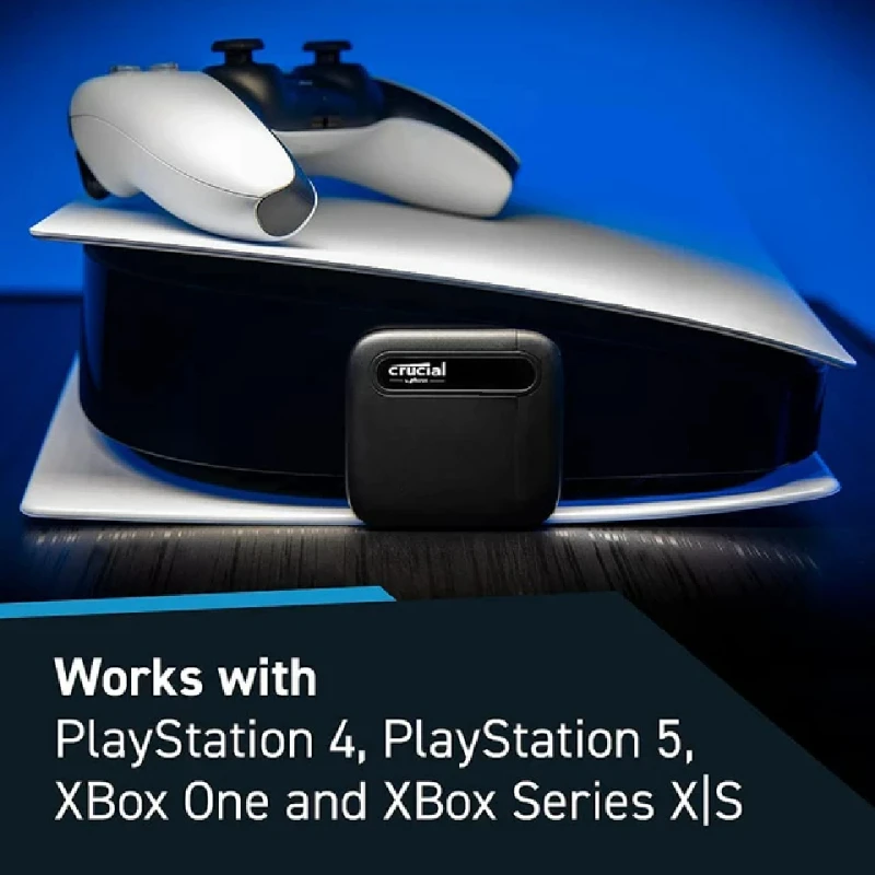 Crucial X8 1TB 2TB Portable SSD Up to 1050MB/s USB 3.2 Type-C External Solid State Drive X6 500G 4T Speed 800MB/s storage drive 6