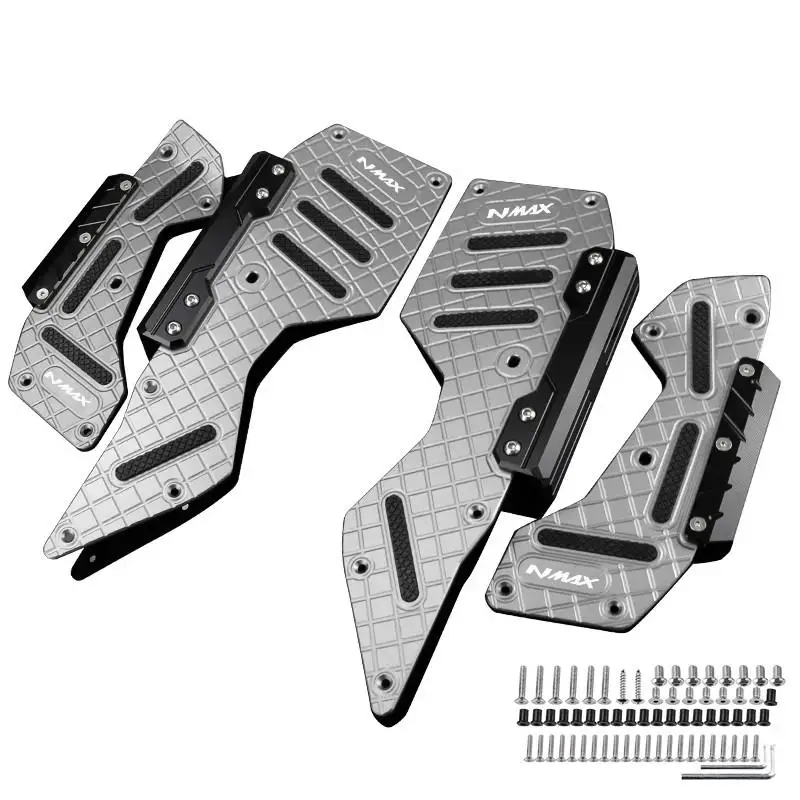 Фото Аксессуары для мотоциклов для Yamaha NMAX155 Nmax125 NAX 155 NAMX 125 2020 2021 2022 2023, модифицированные нескользящие подножки, педаль №5