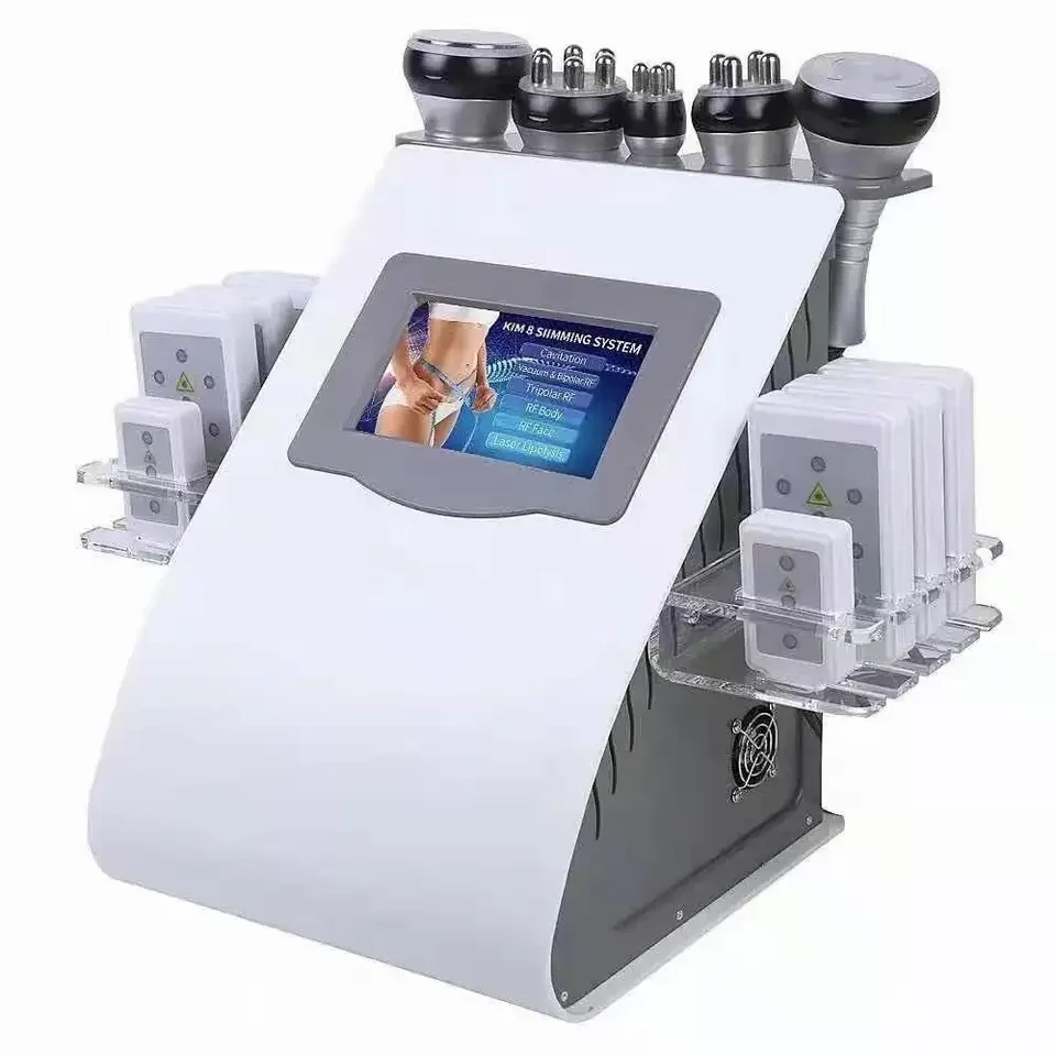 

Big Box 6-1 Multifunction Beauty Machine Lipolaser 40k Ultra Cavitation Rf Ems Machine Slimming Beauty Products For Women