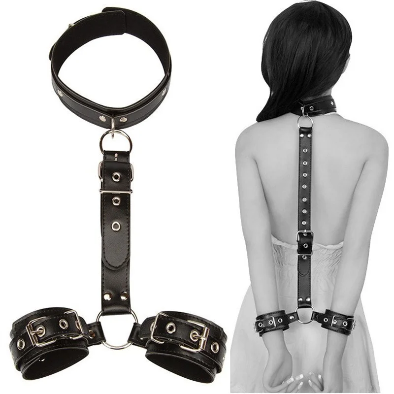 

Сексуальные наручники ошейник для взрослых игры Фетиш флирт БДСМ бондаж веревка раб секс-игрушки для