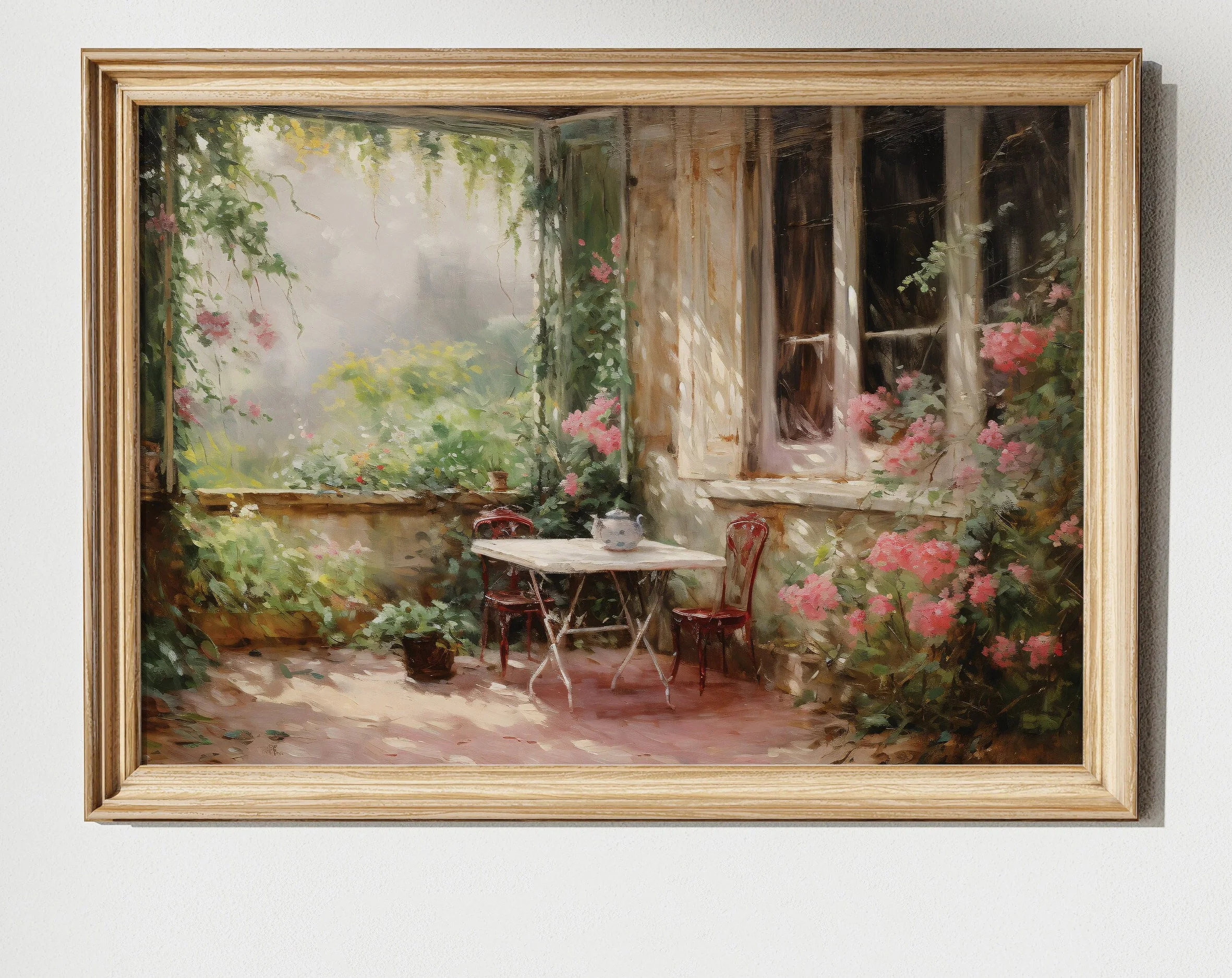 

Картина на холсте "Розы в саду"