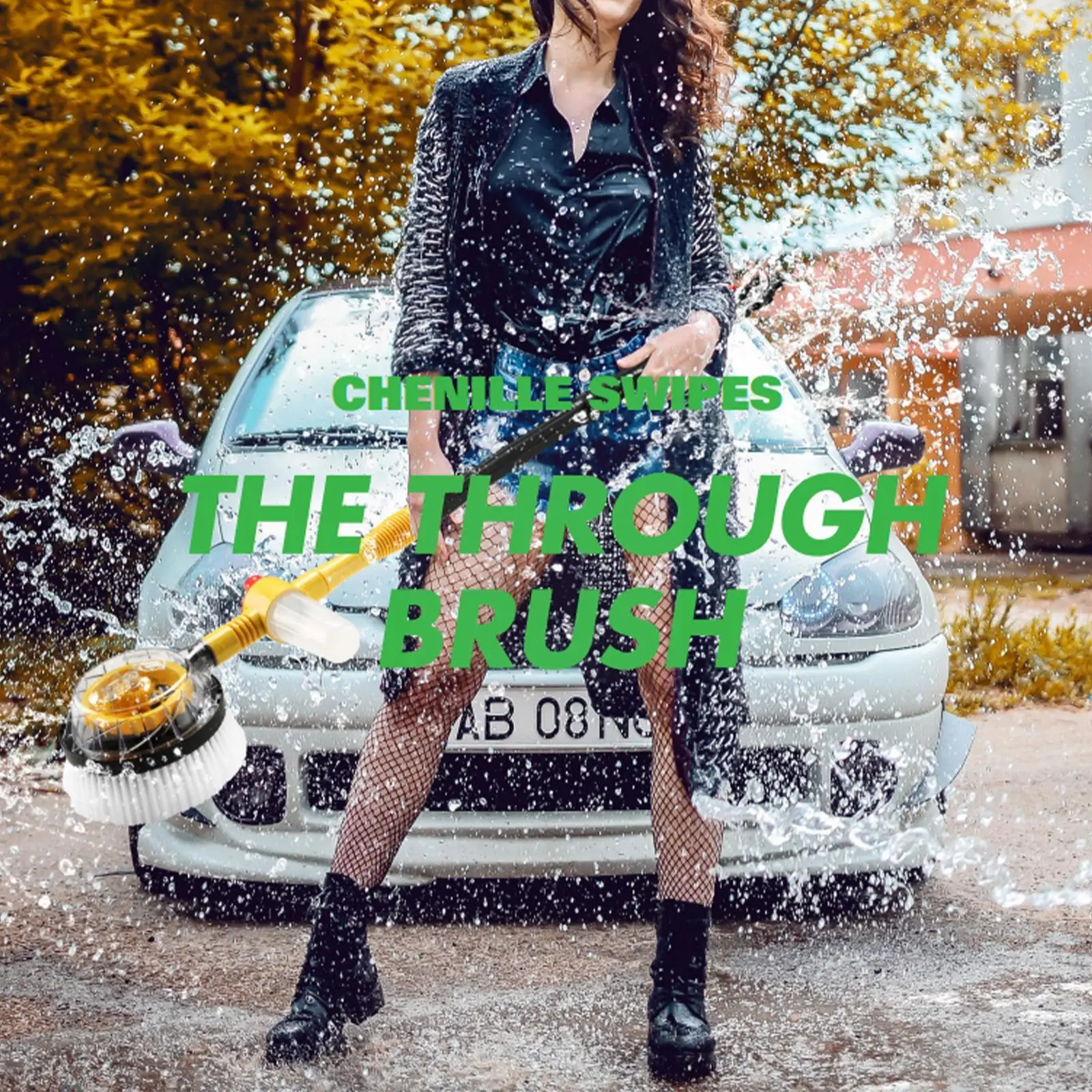 

Car Cleaning Brush Car Wash Foam Brush Automatic Rotary Handle Broom Cleaning Long Auto Cleaning Chenille Tools Mop Accesso K7g9