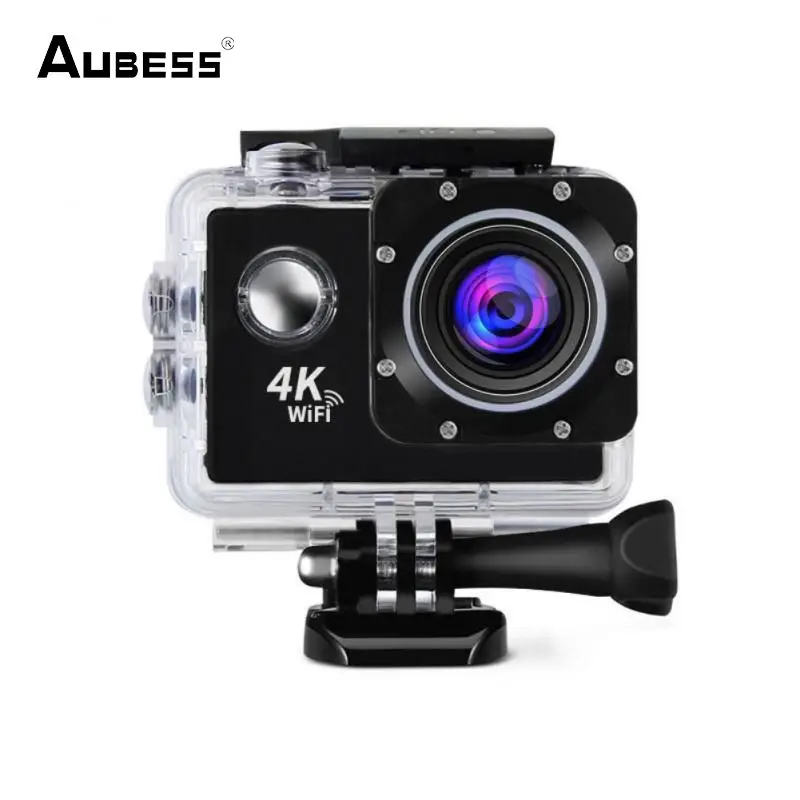 

Hot 4k Ultra HD Mini Action Camera 2.0” Screen WiFi Remote Control Sport Camera Underwater Waterproof Helmet Video Record Camera