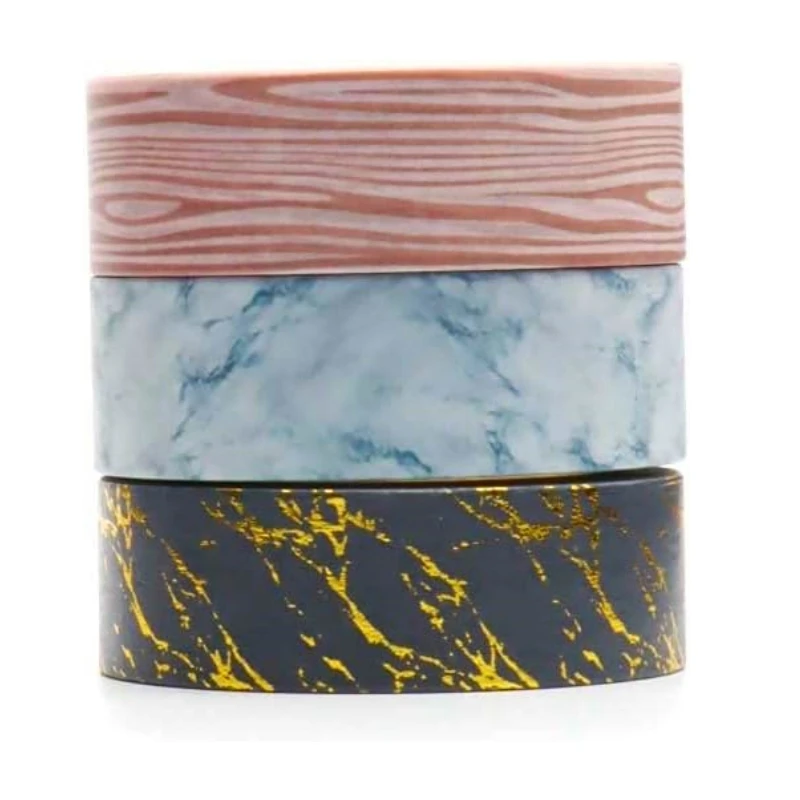 

Marble Washi Tapes 10M Writable Tree Pattern Adhesive Masking Tape Sticky Paper Tape for DIY Planner Crafts Decor Wrapping Tape