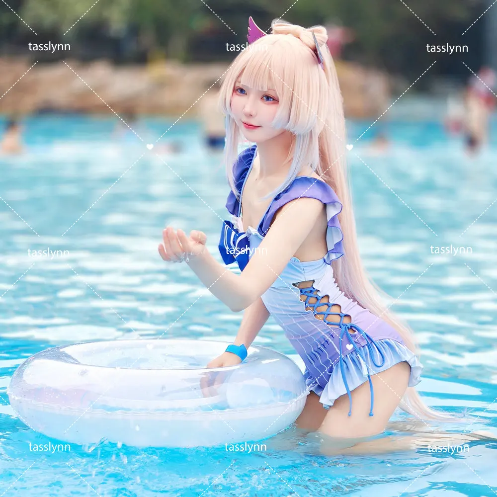 

Pre Sale Genshin Impact Sangonomiya Kokomi Cosplay Costume Wig Sangonomiya Kokomi Summer Swimsuit Cosplay Hot Spring Swimsuit