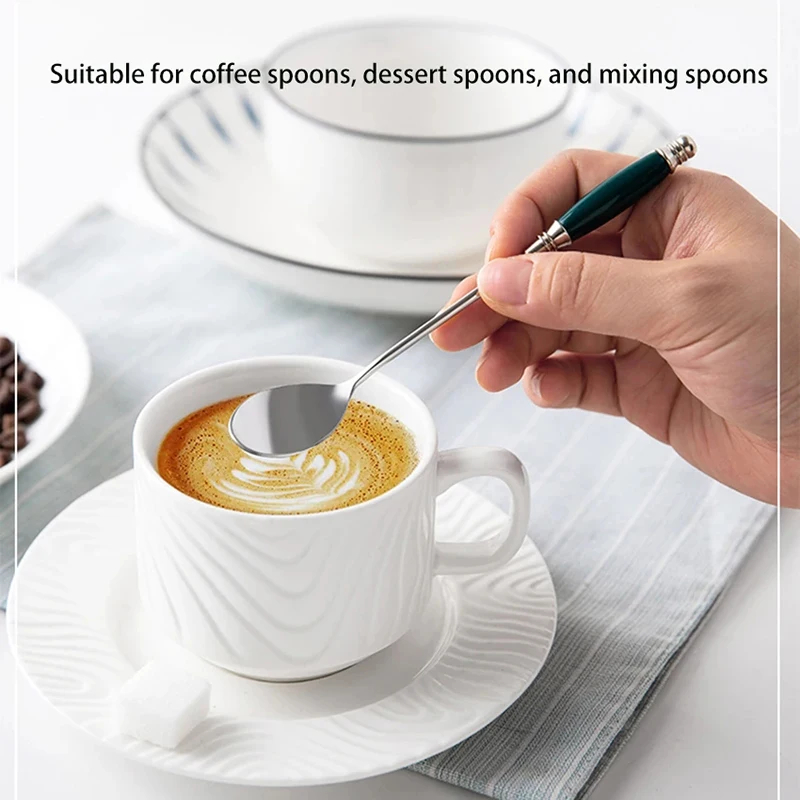 1 шт. ложка из нержавеющей стали креативная многоразовая для питья чая с молоком