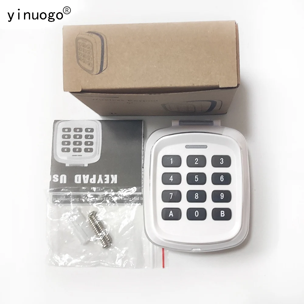 

4 in 1 Wireless Keypad Garage Gate Remote Control Multifrequency 280MHz to 868MHz 315MHz 433MHz Garage Door Command Transmitter