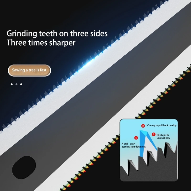 Компактная японская тянущая пила складная ручная для деревообрабатывающего