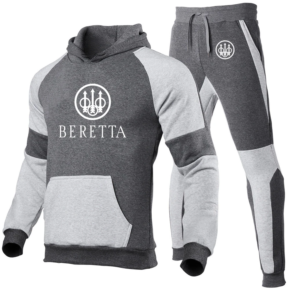

Hot Sale Fashional Hoodie Set 2022 Beretta Guns Brand Mens Sports Suit Streetwear Hight Quality Harajuku Sweatshirts Clothing