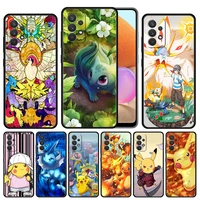 cover case for samsung galaxy a12 a52 a51 a50 a71 a32 a21s a72 a31 4g 5g silicone casing coque protection pokemon anime manga