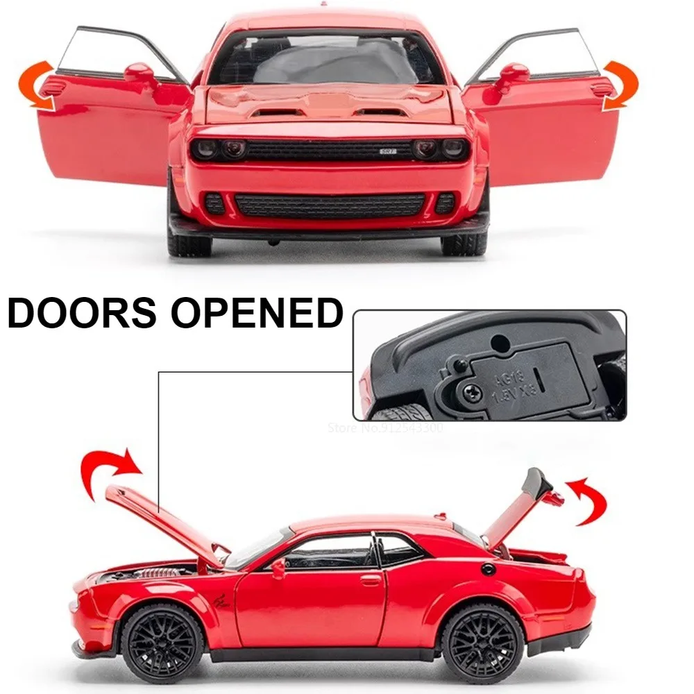 Металлическая модель автомобиля Challenger Hellcat