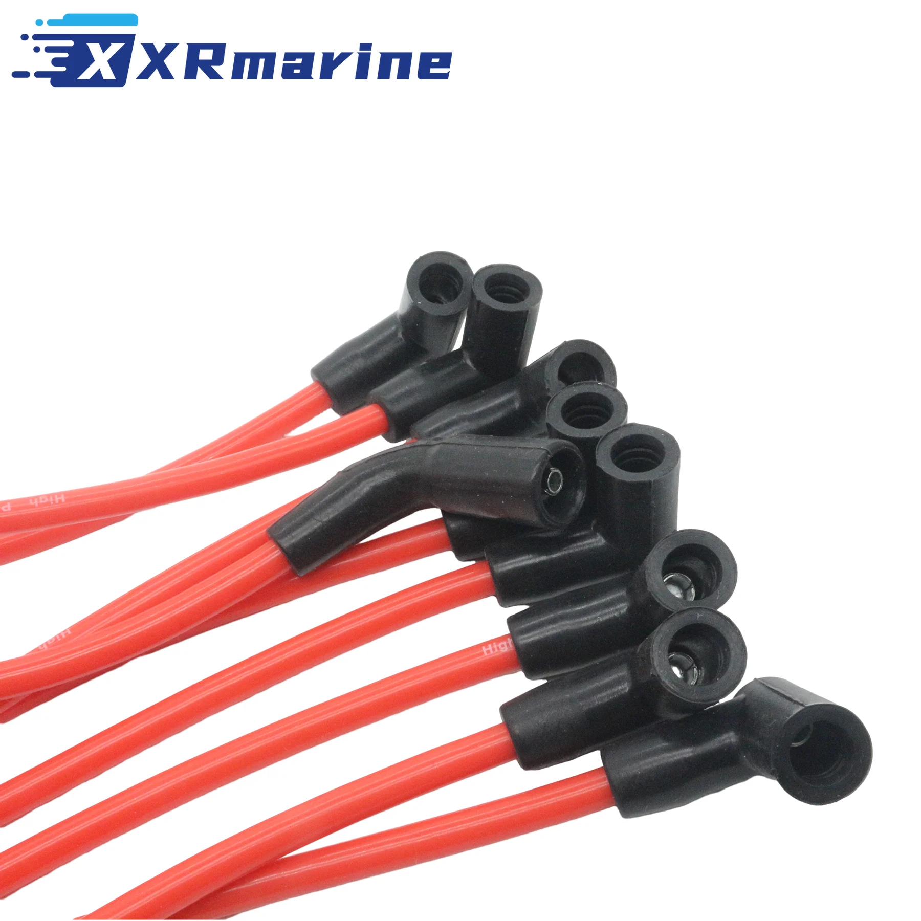 Набор проводов свечей зажигания 84-863656A1 для Mercruiser 5.0L 5.7L 6.2L 383 377 350 MAG V8 863656A1 Sierra 18-8828-1