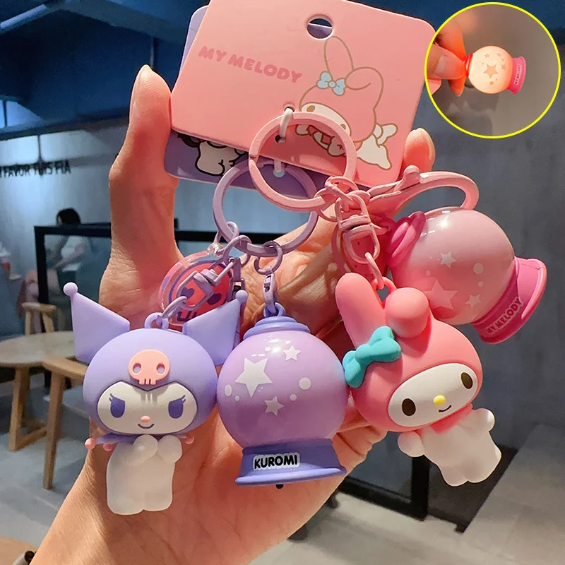 Светящийся сверкающий брелок серии Planet Sanrio милая модная сумка для девочек