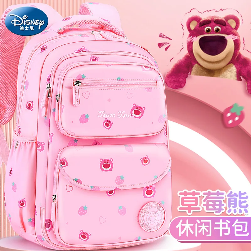 Borse Da Scuola Disney Tsum Per Ragazze Grado 3-6 Zaino Ortopedico A Spalla Per Studenti Primari Medi Grande Capacità Regalo Per Bambini Mochila