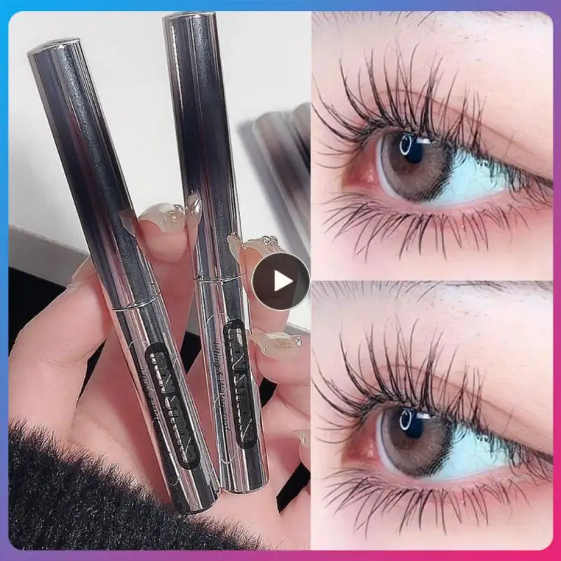 

Silver Tube Mascara Not Easy Smudge Mascara Eyelashes Extension Black Brown Mascara Eyes Makeup Waterproof Mascara Cosmetics