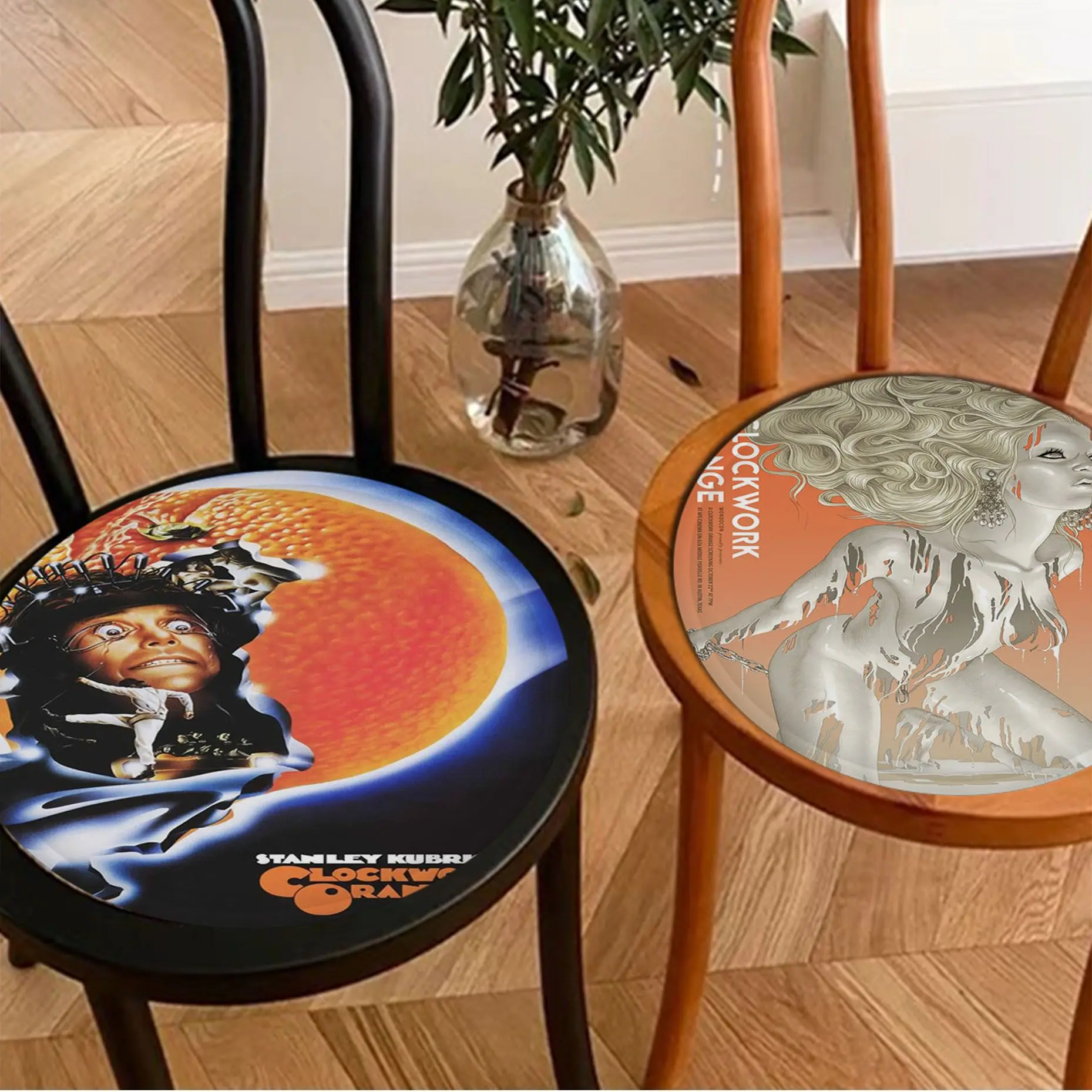 

Classic Movie A Clockwork Orange Art Chair Cushion Soft Office Car Seat Comfort Breathable 45x45cm Cushions Home Decor