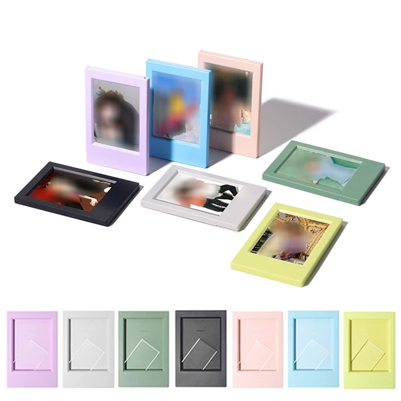 Купи Photocard Holder Mini Photo Frame Photocard Holder Desktop Polaroid Photo Frame Stand Scrapbook Decorative Desktop Decor за 95 рублей в магазине AliExpress