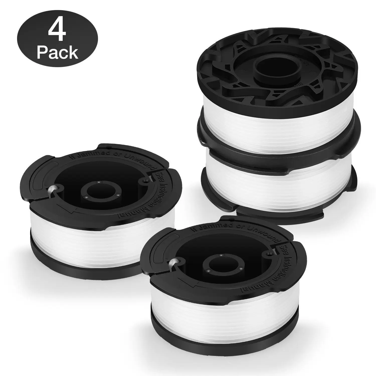 

4 шт., Запасные детали для триммера BLACK + DECKER 30ft .065