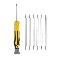 7pcs magnetic screwdriver set household multifunctional opening bits repair precision insulated hand tool