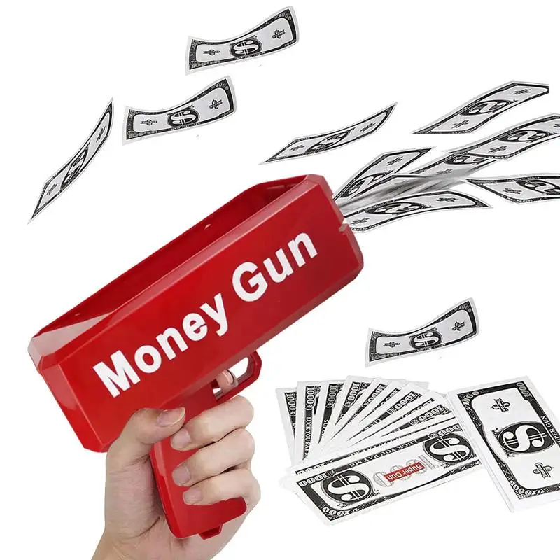 

Money Spray Shooter Fake Money Handheld Toy Cash Machine Make It Rain Cash Machine Cash Shooter For Game Night Club Movies Party