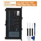 Оригинальная запасная батарея 357F9 71JF4 для Dell Inspiron 15 