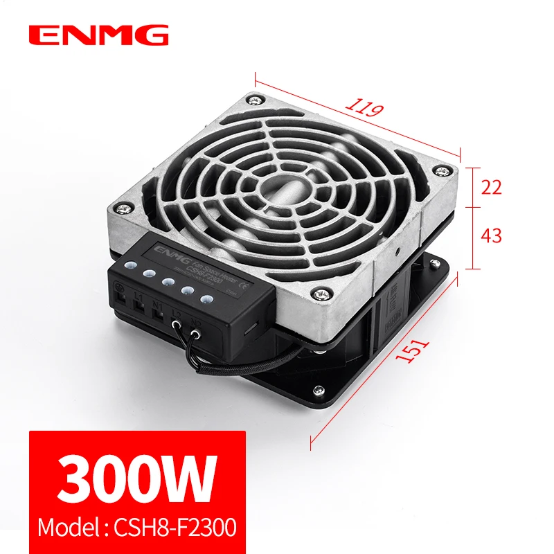 

Алюминиевый тепловентилятор ENMG CSH8 400 Вт, влажность и осушение шкафа, кондиционер с защитой от конденсации при постоянной температуре
