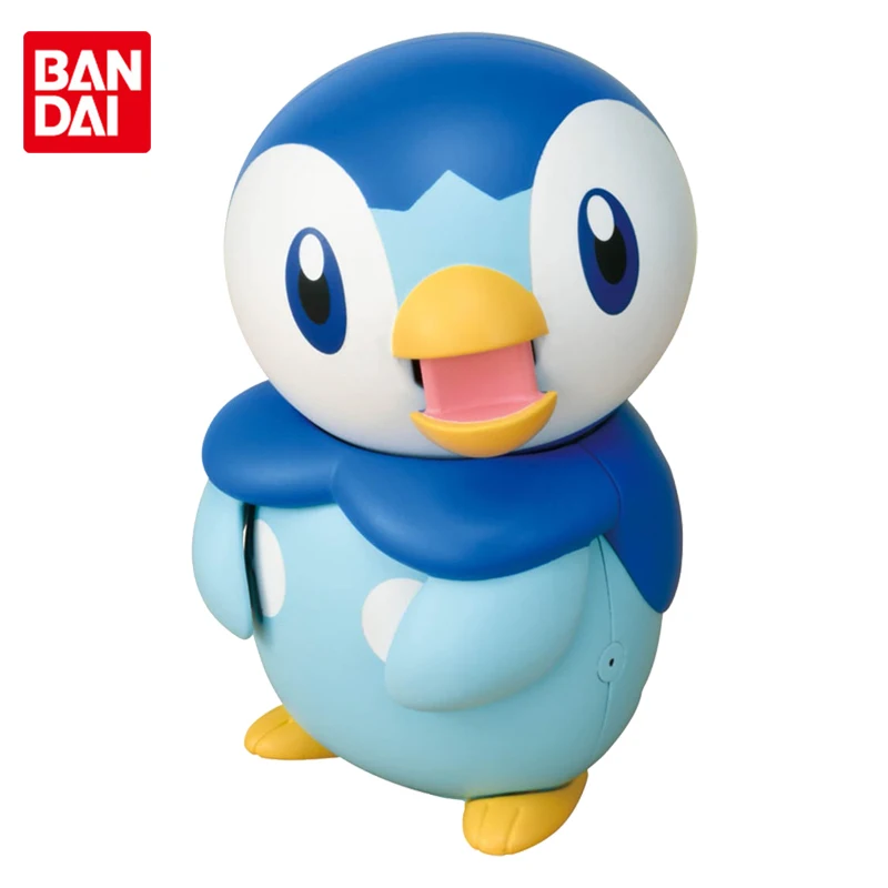 

Bandai Genuine Pokemon Piplup Assemble Anime Action Figures Toys For Boys Girls Kids Gift Collectible Model Ornaments