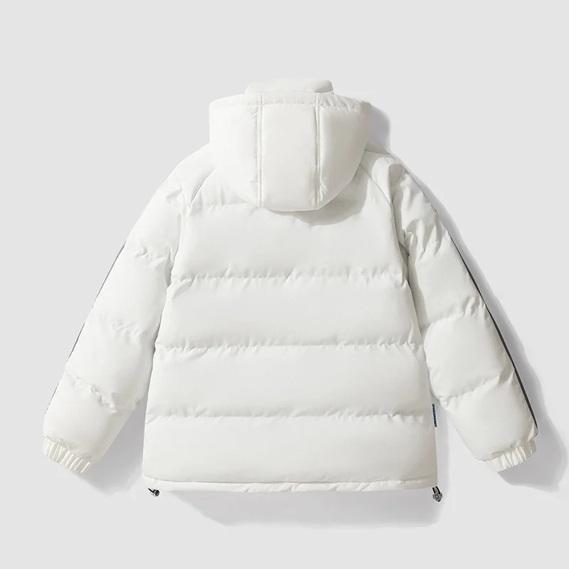 Men's Cotton Padded Clothes New Hooded Medium Long Winter Thickened Top Coat Korean  Sports Casual Warmth