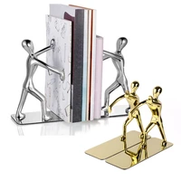 book stand metal kung fu figurine hand push bookend bookshelf office bookends desk organizer holder home shelf