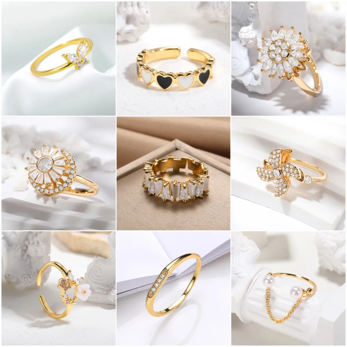 

Luxury Original Love Rings For Women High Quality Zircon Ring Cubic Anillo Engagement Gift Proposal Jewelry Bride Wedding Bands