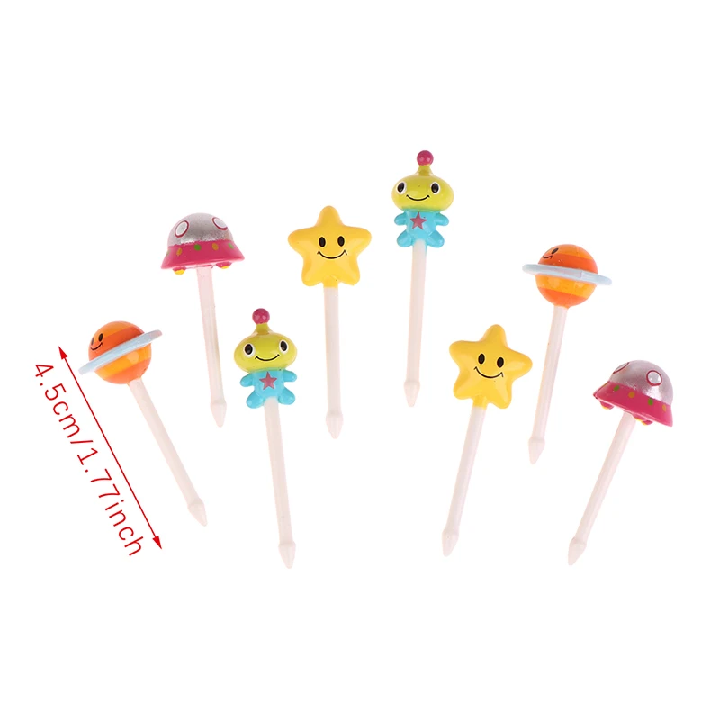 6/8 шт. детские вилки для фруктов