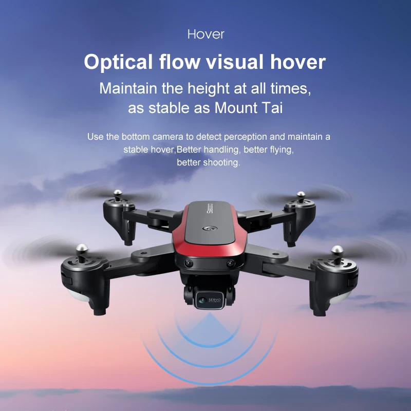 New S8000 Drone 4K ESC Dual Camera Optical Flow Positioning Professional Aerial Photography Folding Gimbal Flight RC Quadcopter enlarge