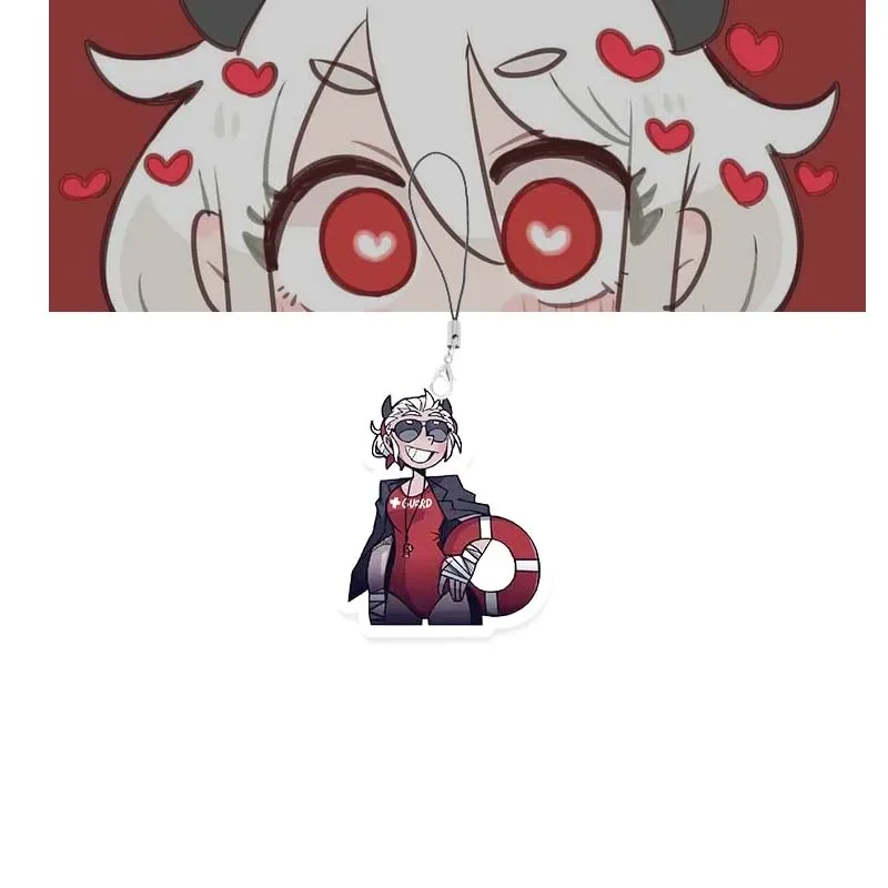 Новый helltaker акриловые брелки для телефона мультфильм рюкзак кулон брелок Kawaii брелок аксессуары (art.: 3920cb730ecb0) - 3920cb730ecb0