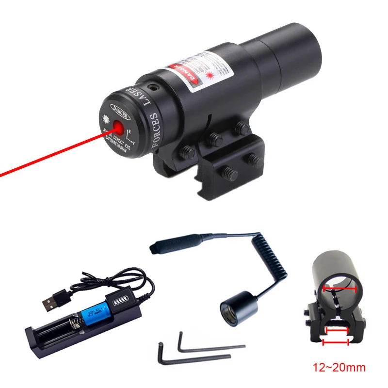 Лазерный прицел Ar15 с красной точкой 10 шт.