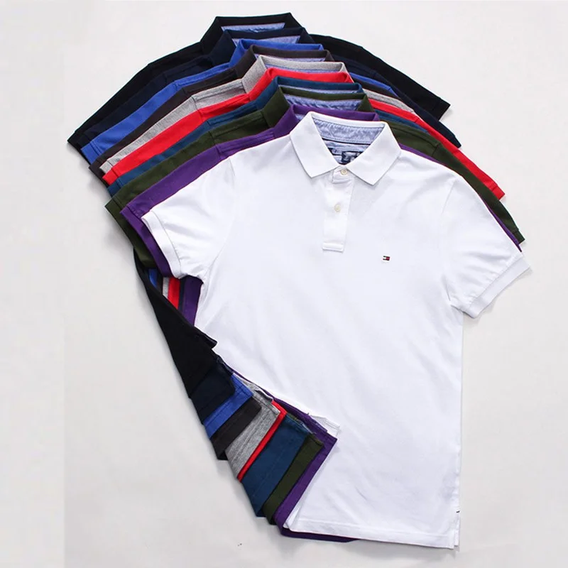 

2021 New Men's Women's Polo Shirts Casual Business Tops Embroidered Polo Shirts Men's Short Sleeve Polo Shirts Men's Fashion Sli