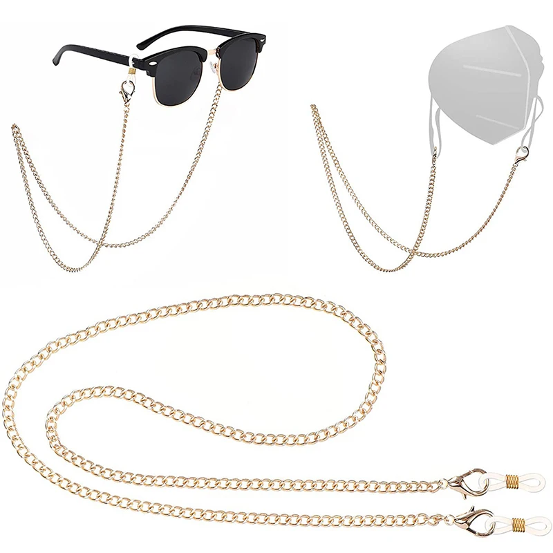 

Fashion Style Glasses Chain for Women Exquisite Gold Color Jewelry Sunglasses Holder Eyewear Lanyard Accessories Hot Sale