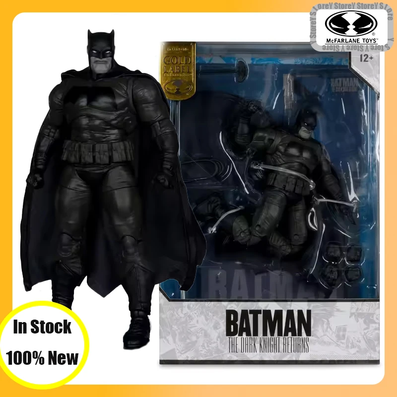 Оригинальная фигурка Mcfarlane Toys Batman (The Dark Knight Returns) с золотой этикеткой кукла на