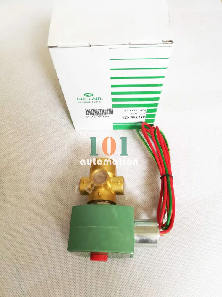 

1PCS NEW FOR SULLAIR Air compressor solenoid valve 250038-674 replace