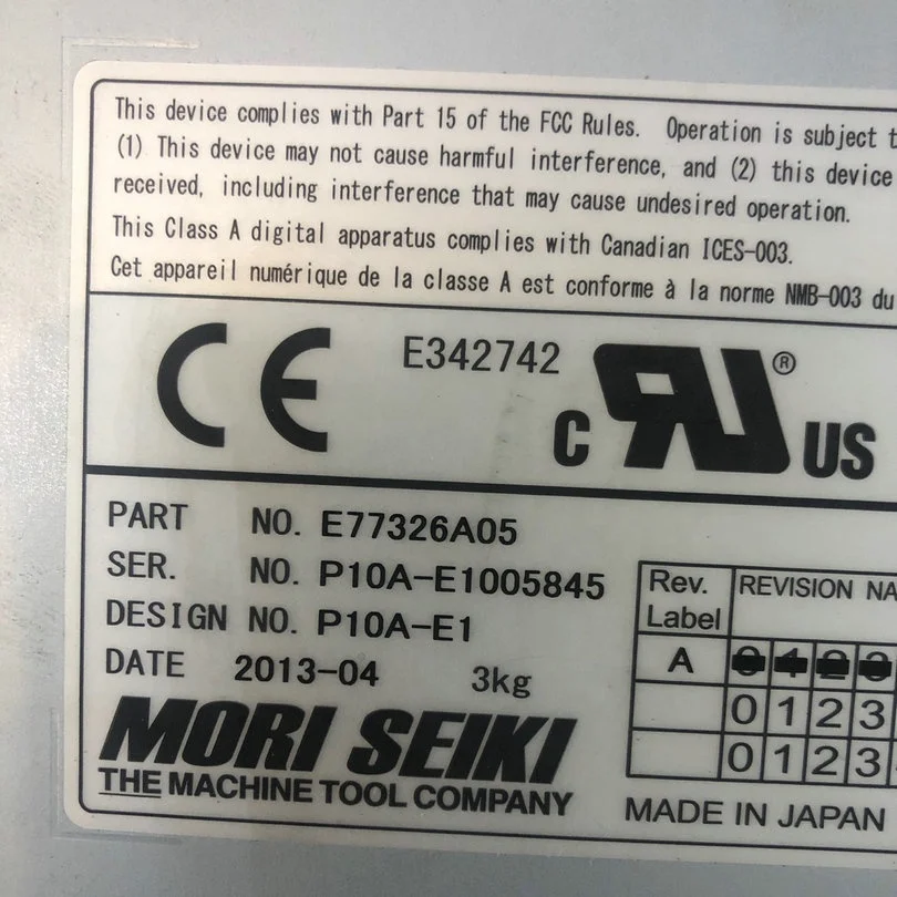 MORI SEIKI MORISEIKI Запчасти для станков с сенсорным экраном