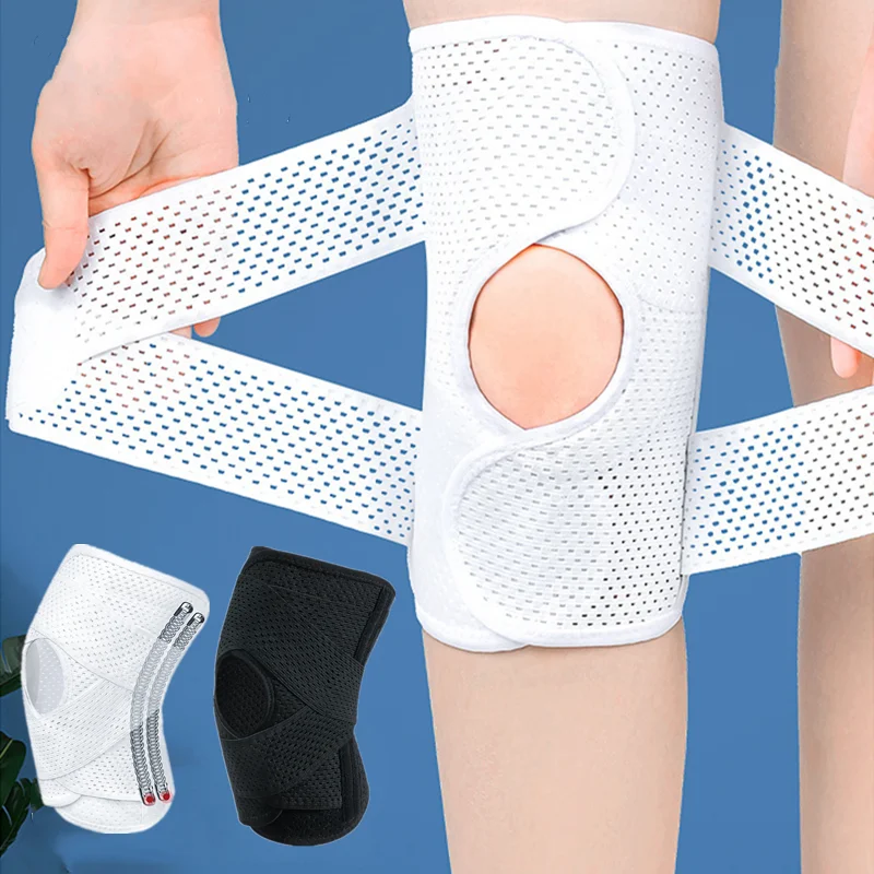 

1PC Sports Kneepad Men Women Pressurized Elastic Knee Pads Arthritis Joints Protector Fitness Gear Volleyball Brace Protector