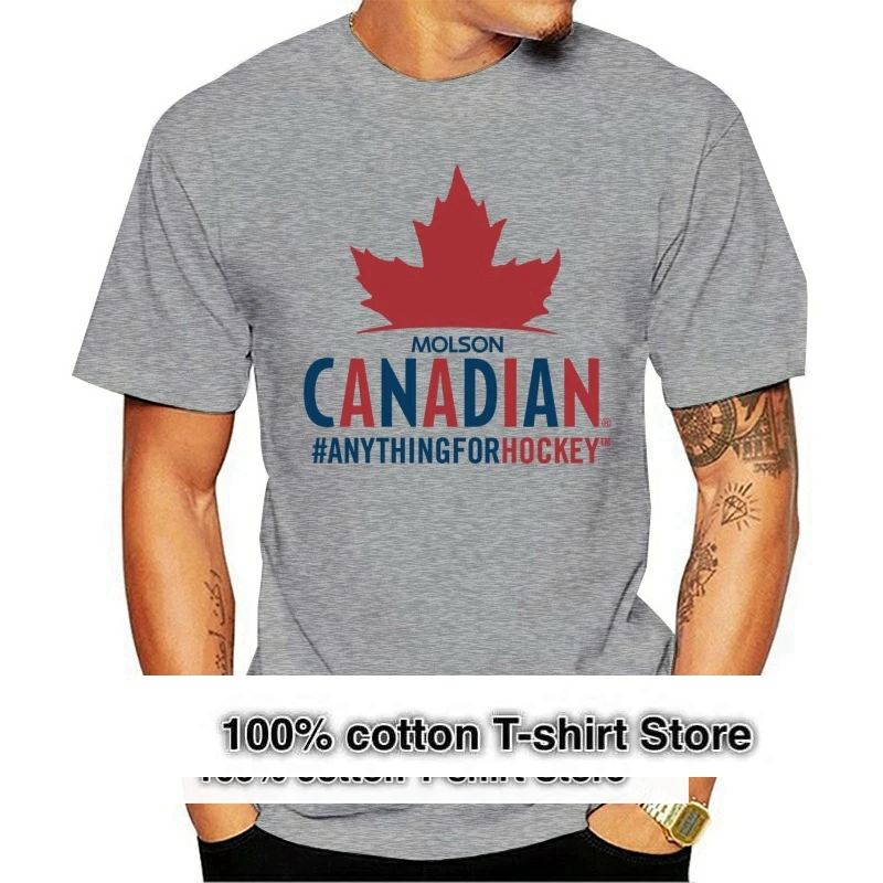 

T Shirt Molson Canadian Cool Punk Arrival High Quality Whosale For Cheap Irregular All Match Sale Online Fitness Clothing