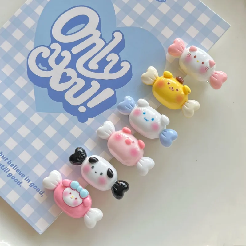 

Sanrio Hello Kitty Cinnamoroll Cute Funny Clip My Melody Kuromi PomPomPurin Pochacco Anime Creativity Sweet Side Bangs Clip